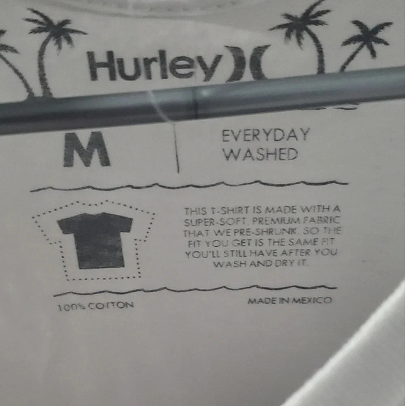 Hurley Men's Everyday Washed Floro Boro Short Sleeve Tee T-Shirt - Picture 10 of 10